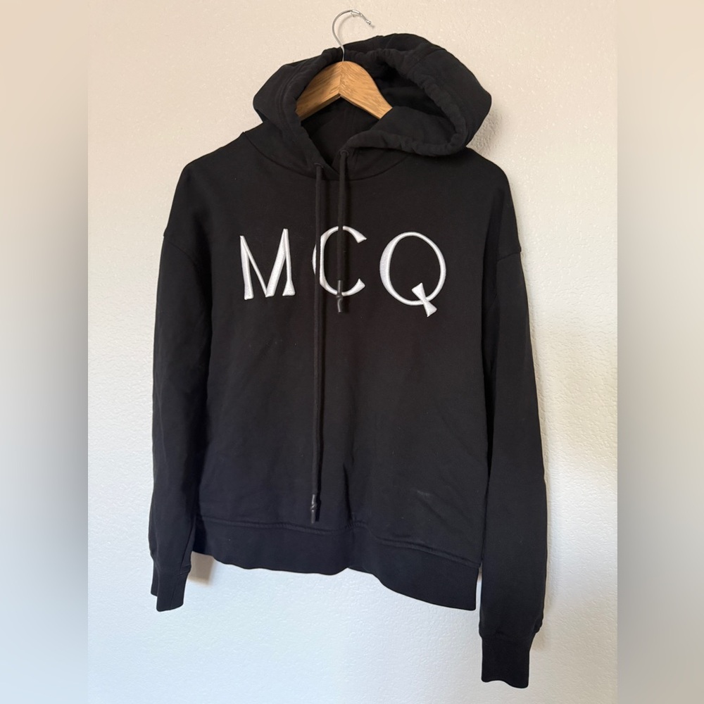 MCQ Alexander McQueen Black Logo Hoodie - S